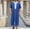 Blue, variant on Thobe for Men Short Sleeve Loose Fit Mens Kaftan Thobe Islam Middle East Kaftan Dresses Dubai Clothes