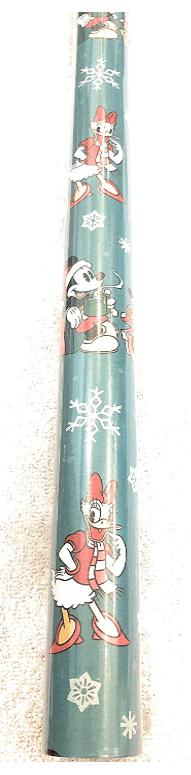 2 Rolls Disney Minnie Mouse Christmas Gift Wrapping Paper Roll 80 Sq Ft. 