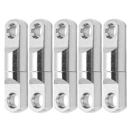 Anti-Twisting Diving Swivels Compact Stainless Steel Fishing Gear with Smooth Rotation Ideal for Finger Reel Spool Line and Freshwater to Saltwater Environments 5pcs/set