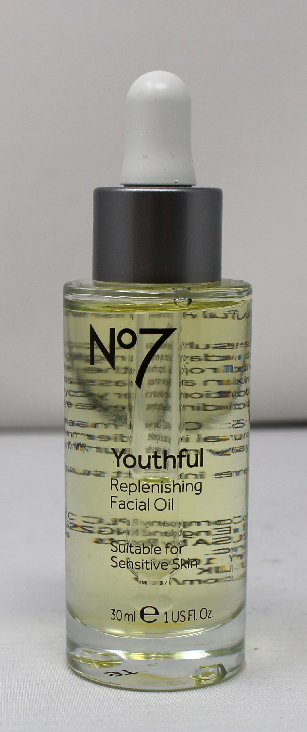 No7 Youthful Replenishing Facial Oil 1 Ounce