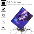 thumbnail image 2 of Universal 8 Inch Tablet Case with Card Holder, Allytech Folio Stand Wallet Pen Holder Case for Galaxy Tab A 8/Tab S2 8.0/ Tab E 8.0/ Onn 8 inch tablet/ Voyager 7 and 7.5-8.5" Tablet, Butterfly & Wolf, 2 of 5