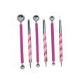 thumbnail image 3 of unbranded 9Ud Kit De Herramientas Para Cerámica Y Alfarería Con Punta De Acero Inoxidable Rosado, 3 of 8