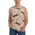 thumbnail image 2 of Picia Leopard Print mens Cotton Tank Undershirts , Moisture-wicking Ribbed Tanks, Lightweight Cotton Tank Undershirts-XX-Large, 2 of 8