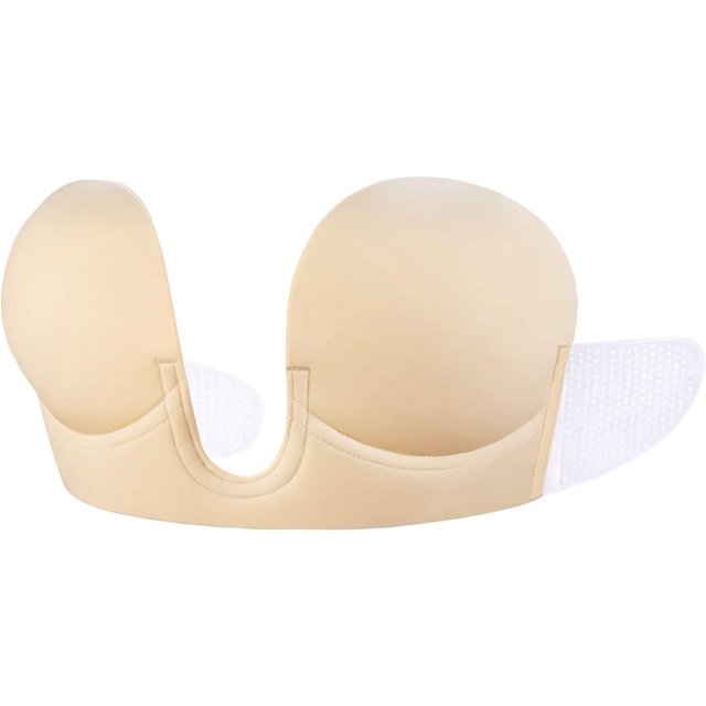 Sujetadores en forma de U (C) adhesivo Push Up Invisible para mujer sujetador sin espalda sujetadores sin tirantes reutilizables Sincero Electrónica