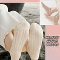 thumbnail image 5 of No Show Womens Socks Antislip Soft Seamless Invisible Liner Flat Cushioned Sock Braided 5 & More Pairs Size5.5-10, 5 of 7