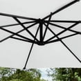 thumbnail image 4 of Harrier Overhanging Cantilever Parasol – Adjustable, Weather-Resistant 3m Outdoor Patio Umbrella | Optional LED Solar Lights & Bases [5 Colors], 4 of 6