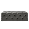 thumbnail image 3 of Weston Home Bowman Livingroom Button Tufted Cocktail Ottoman, 3 of 5