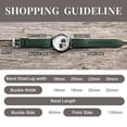 thumbnail image 4 of Premium Silicone Watch Bands,Quick Release Rubber Watch Strap for Men and Women,Strap Width 18mm,Green with Silver Buckle, 4 of 6