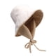 thumbnail image 4 of Gorro de pescador de felpa suave e informal con protector de orejas para otoño e invierno. Blanco, 4 of 8