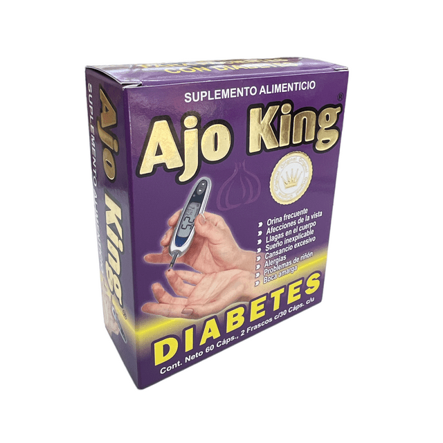 Ajo King Suplemento Alimenticio Control Azúcar