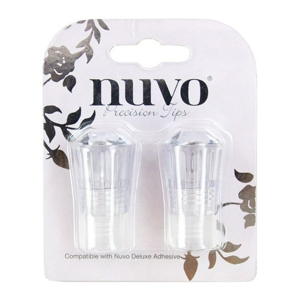 Nuvo Deluxe Adhesive Precision Nozzles-2/Pkg