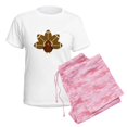 thumbnail image 6 of CafePress - Women's Light Pajamas - Women's Short Sleeve Print T-Shirt and Pants Light Cotton Pajama Set, 6 of 7