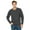 Charcoal Heather, variant on Bella + Canvas 3901 Unisex Sponge Fleece Crewneck Sweatshirt