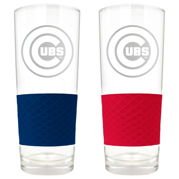 Chicago Cubs 22oz. Logo Score Pint Glass Two-Piece Set
