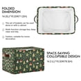 thumbnail image 2 of Yayeee 2 Pack Canvas Storage Basket with Handles for Shelves Fabric Bins Closet Organizer, Christmas Tree, 2 of 8