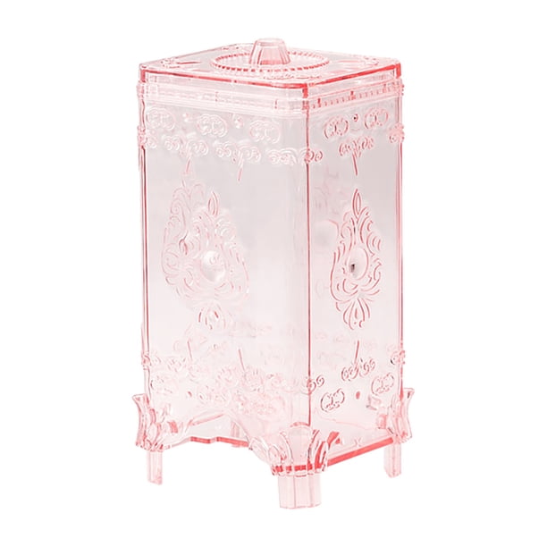Cosméticos Organizador 1pcs Desktop Pad Almacenamiento de plástico transparente Cosméticos Almacenamiento