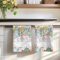 thumbnail image 7 of Easter Kitchen Towels Set of 4, Spring Eggs Eucalyptus Leaves Wooden Grain Absorbent Dish Towels for Kitchen, Microfiber Hand Towel, Quick Drying Tea Towel for Cleaning Decorative Dishcloths, 7 of 7