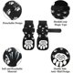 thumbnail image 2 of 2 pares (m, negro) calcetines antideslizantes para perros y gatos, calcetines antideslizantes para perros, calcetines ajustables para perros, adecuados para perros y gatos pequeños o grandes Rojo Verde Cocina, Decoración y Otros, 2 of 5