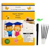 Teacher Designed Large Magic Practice Copybook for Kids. Groove Letter Tracing Alphabet Book, Phonics and Handwriting Book. Pre K and Kindergarten Workbook with Copy Book Magical Writing Pen.