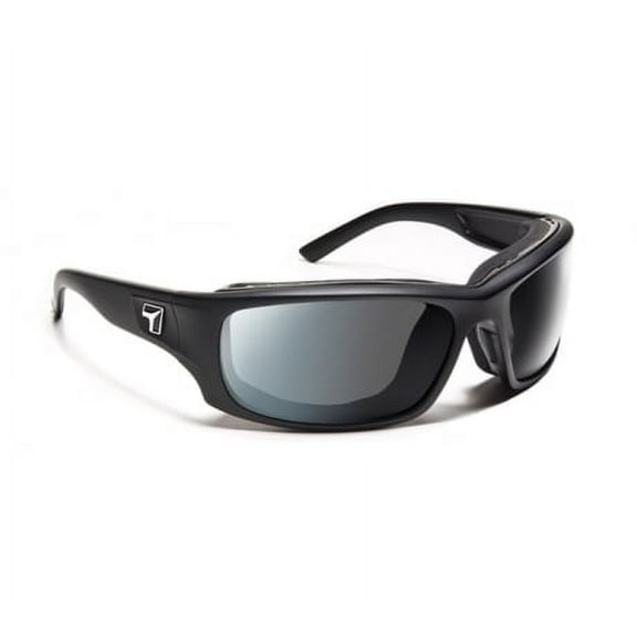 Panhead Wind Blocking Padded Foam Photochromic Sunglasses for Outdoors, 100% UVA + UVB Protection, Matte Black Frame/Clear to Gray Lens