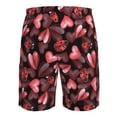 thumbnail image 6 of Naloa Ladybugs and Red Hearts Men's Beach Shorts, Surfing shorts, Swim trunks, Quick Dry Swim Trunks for Surfing Beach Fun - XX-Large, 6 of 9