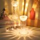 thumbnail image 4 of Lámpara de mesa Irfora Lámpara de mesa de acrílico Escritorio junto al diseño de reflejo de luz Luz de noche de cristal Lámpara de mesita de noche decorativa Modo de brillo constante para el dormitori Irfora Lámpara de mesa, 4 of 6