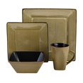 thumbnail image 5 of Gibson Home 16 Piece Kiesling Reactive Glaze Dinnerware Set, Taupe/Black, 5 of 5