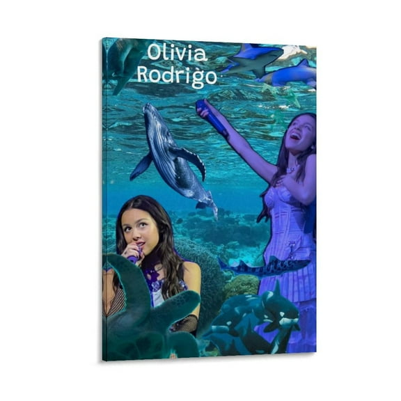 Olivia Rodrigo (64) Painting Vintage Poster Picture Print Wall Art Poster Painting Canvas Posters Artworks Gift Room Aesthetic