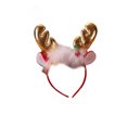 thumbnail image 2 of Bewildely Accesorios de diadema de cuerno de alce de Navidad, adorno de vestir Adorable interesante, adornos para la cabeza para adultos y Kits de decoración para fiestas Dorado, 2 of 6