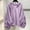 Purple, variant on Babysbule Womens V Neck Oversized Hoodie Sweatshirts Casual Drop Shoulder Bat Long Sleeve Pullover Loose Fit