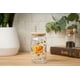 thumbnail image 5 of Silver Buffalo Gilmore Girls Luke's Diner Logo Vaso de vidrio con tapa de bambú y pajita de vidrio, 16 onzas, 5 of 5