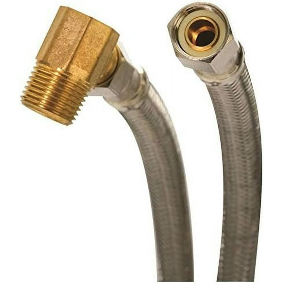 Fluidmaster 3/8 Compression 3/8 Compression Stainless Steel 60 in. L Supply Line