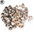 thumbnail image 2 of Rhinestone Rivets Studs, Rust Resistant Rhinestone Crystal Rivets  for Decorative Clothes for Bags 8mm Silver Edge Yellow Diamond,8mm Silver Edge Pink Diamond,8mm Silver Edge Deep, 2 of 7