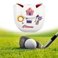 thumbnail image 3 of Golf Putter Cover Magnetic Closure Embroidery Waterproof Portable Novelty PU Mallet Guard Blade Club for Outdoor Golfer Sports , Estilo 3 Negro, 3 of 8