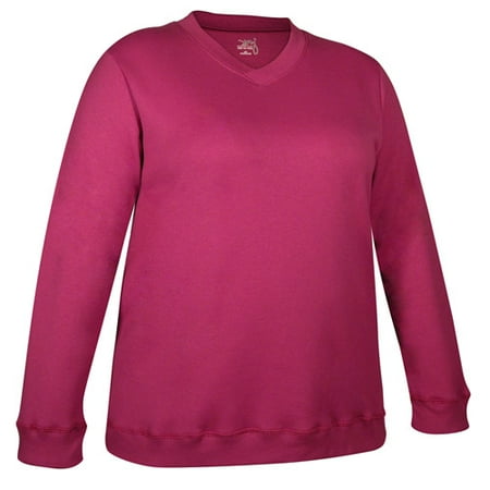 Women's Plus StayClean Fleece V-Neck