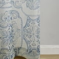 thumbnail image 5 of VCNY Home Adale Blue Medallion Grommet Sheer Curtain Panel, 54" x 84", 5 of 5