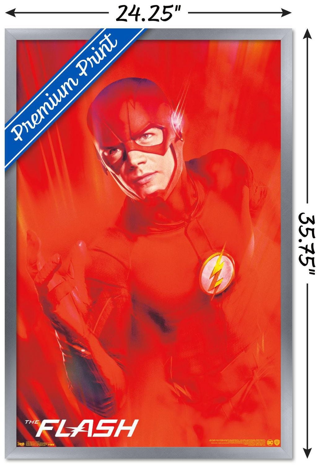 DC Comics TV - The Flash - Key Art Wall Poster, 22.375" x 34"