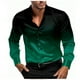thumbnail image 4 of Camisa informal de negocios con estampado 3D de cuadros que cambia de color claro 2024 para hombre, formal, de primavera y verano, con solapa, manga larga, azul, S-5XL, 4 of 5