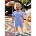 thumbnail image 4 of Cjfdfy Half Way to One Clothes Baby Girl Boy First Birthday Outfit Summer Fall Half Birthday Clothes Plaid Gingham Bubble Romper Letters Cookies Embroidery Short Sleeve Plaid Jumpsuit Playsuit, 4 of 9