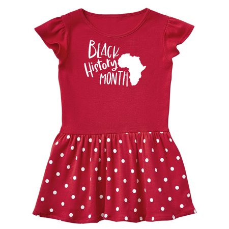 

Inktastic Black History Month Africa in White Gift Baby Girl Dress