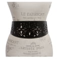 thumbnail image 3 of Leather Corset Belt with Floral Cutout – Lace-Up Front or Back Styling, 3 of 3