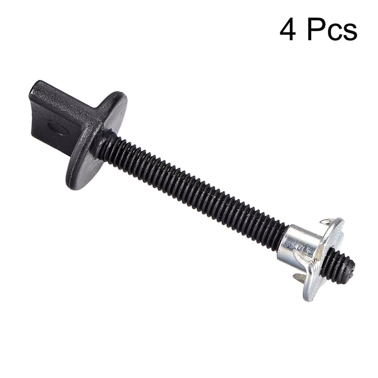Uxcell Screw Post Fasteners - 5 Sets Stainless Steel M6x45mm Male, Fit For 8mm Hole, Leather Belt Buckle Bolts