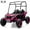 Rose Red, variant on Rugerasy 24V 2 Seater Ride On for Ages 3+,4WD Electric UTV Truck,Remote Control Off Road Ride On with Sun Shade,4 Shock Absorbers,LED Lights,Music & 3 Speeds,Black