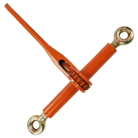

VULCAN Compactor Ratcheting Turnbuckle - Ratchet Style Load Binder with Two Heavy Duty Eye Bolts - No Hooks - 7 100 Pound Safe Working Load