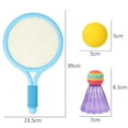thumbnail image 3 of Kit De Entrenamiento De Tenis, Kit De Pelota De Raquetas De Bádminton De Plástico Duradero Suave Para Al Aire Para Niños, 3 of 8