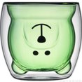 thumbnail image 1 of Taza De Té De Oso 250Ml Taza De Oso Resistente Al Calor Con Aislamiento De Doble Pared Taza De Café De Oso De Cristal Linda Creativa Taza De Café De Jugo De Leche Para El Hogar Oficina Escuela Dormito Muyoka Hogar, 1 of 6