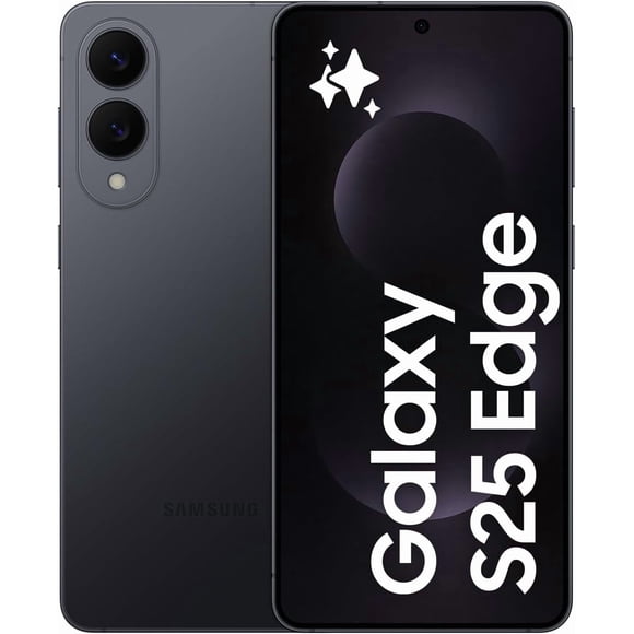 Samsung Galaxy S25 Edge 256GB 6.7 inch AMOLED 120Hz 5G Titanium JetBlack Unlocked - Open Box