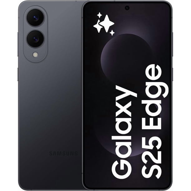 Samsung Galaxy S25 Edge 5G 256GB Titanio Jet Negro Desbloqueado (Reacondicionado)