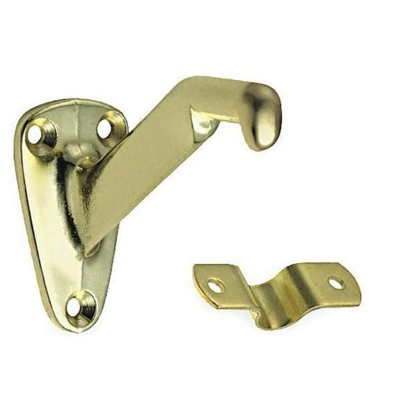 Manufacturer Varies Handrail Bracket,Brass 1VZU6