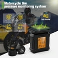 thumbnail image 2 of Amdohai Motorcycle Wireless Tire Pressure Monitoring Waterproof Temperature Alarm USB Rechargeable TPMS with LCD Display, 2 of 7